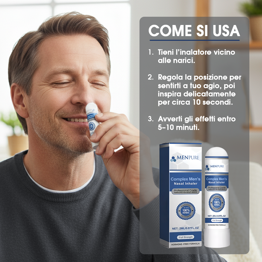 Menpure Complex Inalatore Nasale Uomo